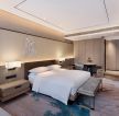 深圳酒店客房床头背景墙造型装修效果图片