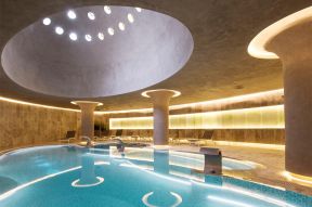 深圳特色酒店室内游泳池装修装潢图片