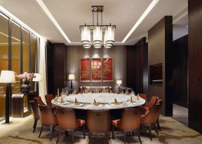 深圳酒店餐厅包房吊灯装修设计图片大全2023