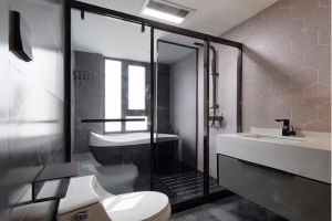咸阳九朝装饰分享：35种卫生间浴室装修效果图，你想要的效果都有！