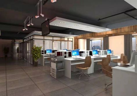 永泰城200平米办公室设计效果图