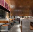 北京特色餐厅木质吊顶装饰装修效果图