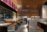 北京特色餐厅木质吊顶装饰装修效果图