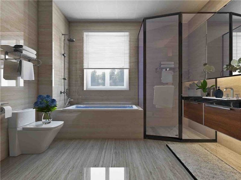 中铁逸都现代风格120平米三居室装修效果图