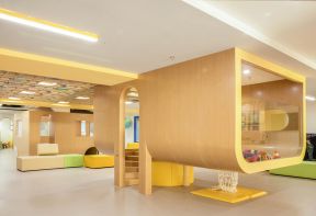 深圳市高档幼儿园大厅装修装饰效果图 