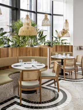 2023上海小型饭店餐厅装修装饰效果图