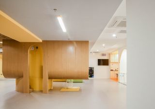 深圳国际幼儿园简约风格大厅装修图片