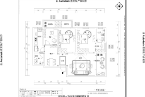 【西安业之峰装饰】博源雅居150户型简美风格