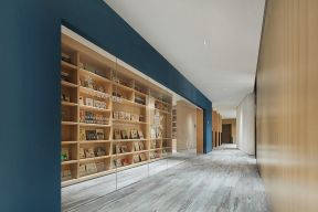 北京时尚办公室长走廊装修设计实景图片