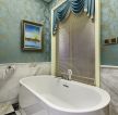 北京美式风格房子浴室浴缸装修设计图
