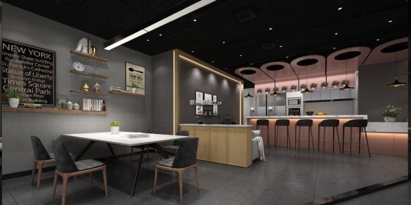 圣伦食品美食研发体验办公室　现代风格65㎡设计方案