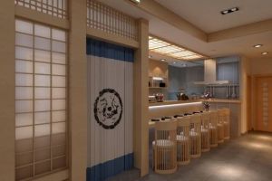 日式寿司店装修效果图