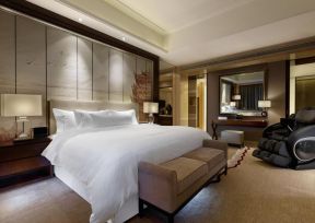 酒店客房设计装修 大床房图片 大床房 