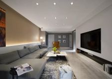 重庆装饰设计四居室装修案例 重庆150平现代风格设计