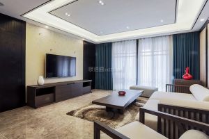 杭州室内设计：150㎡三居室新中式风格装修案例赏析