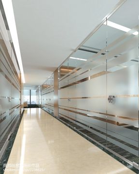 2023北京写字楼办公室走廊装修设计图片