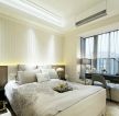 南京130平新房现代风格主卧室装修设计图  