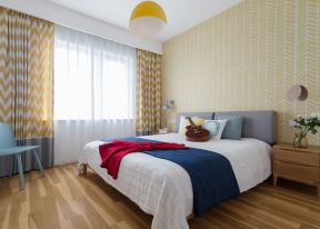 南京简约北欧风格新房卧室装修设计图