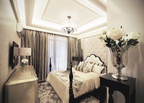 南京新古典风格新房卧室吊顶装修设计图片