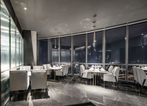 北京现代风格餐饮店桌椅设计装修图片大全