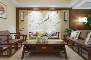 重庆家装设计公司：157平新中式风格装修设计案例赏析