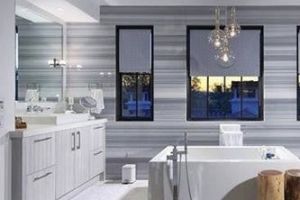 9款卫浴间设计效果图 奢华典雅欧式风