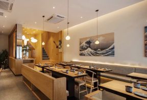 日式料理餐厅装修 日式料理店装修效果图 日式料理店装饰装潢设计