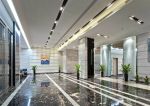上海办公楼大厅天花板装修设计效果图