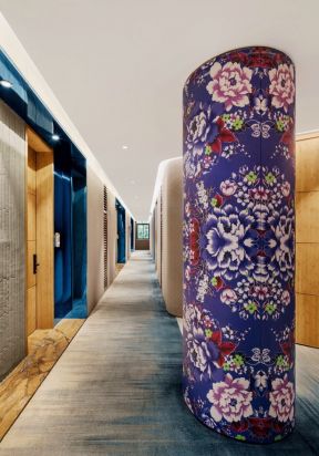 上海特色酒店走廊装修装潢设计图2023