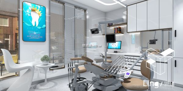 牙科医院　现代风格300㎡设计方案