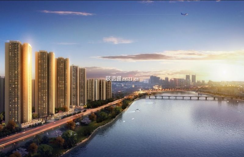 广州时代水岸小区鸟瞰效果图图片大全-我的小区-广州装信通网