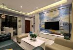 厦门现代风格家装客厅电视墙创意设计图