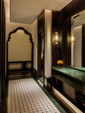 足浴店室内设计 上海足浴店装修设计 上海足浴店装修效果图