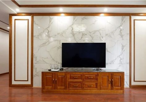 保利香槟国际140平四居室中式风格装修案例