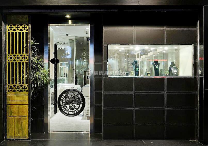 上海购物中心珠宝店橱窗装修设计效果图