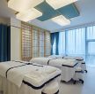 上海spa会所室内美容床装修设计效果图