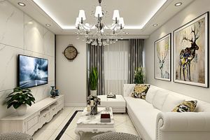 新乡室内装修案例 90平米三居室现代简约风格设计赏析