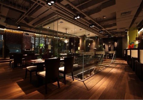 500平米中式风格特色餐厅装修案例