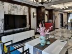 江湾城120平米新中式风格三居室装修案例