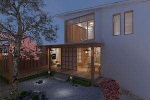 【蓝迪装饰】日式别墅庭院设计要点  日式设计风格特点