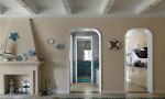 暖山西安125平米地中海风格三居室装修案例