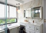 昆明欧式风格房屋浴室砖砌浴缸装修图片 