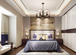 新中式卧室装修效果图 新中式卧室装修图片 新中式卧室设计图