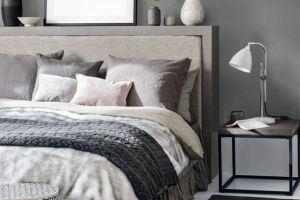 咸阳在线分享巧妙利用灰色装修，卧室也能很温暖！