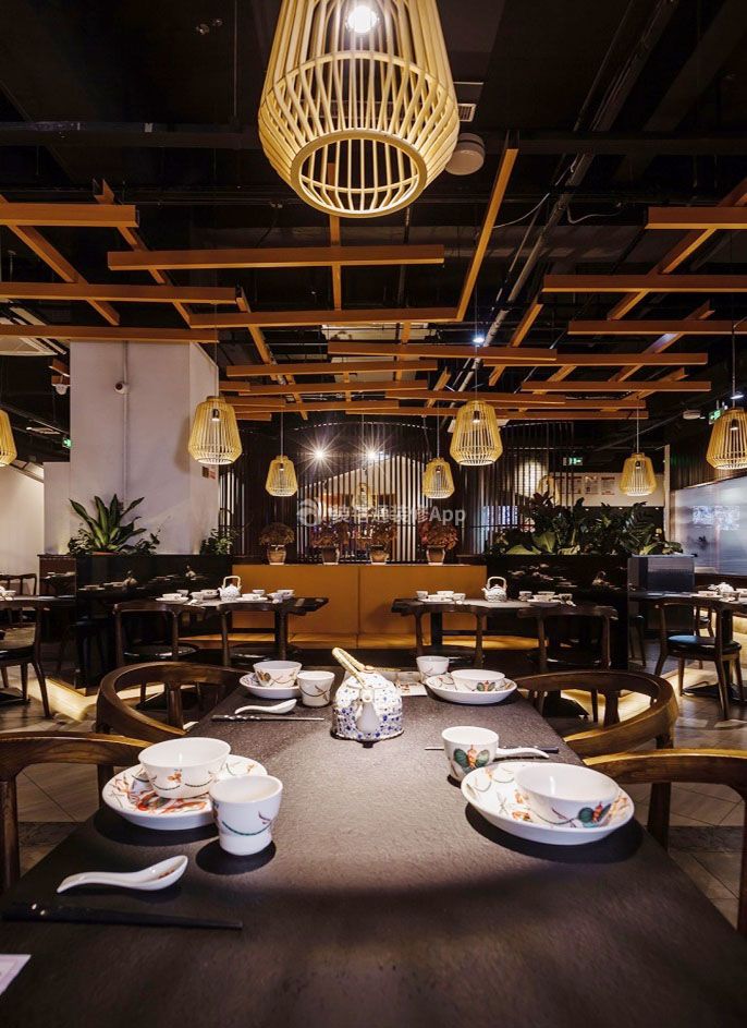 上海中式风格中餐厅装修设计图一览