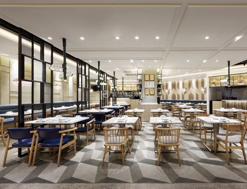 上海中餐厅装修设计效果图赏析2023