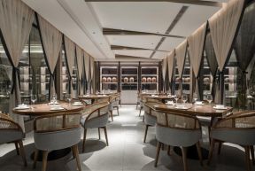 上海混搭风格中餐厅装修设计图2023