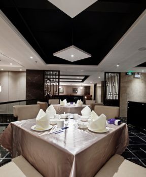 2023上海现代风格高档中餐厅装修效果图