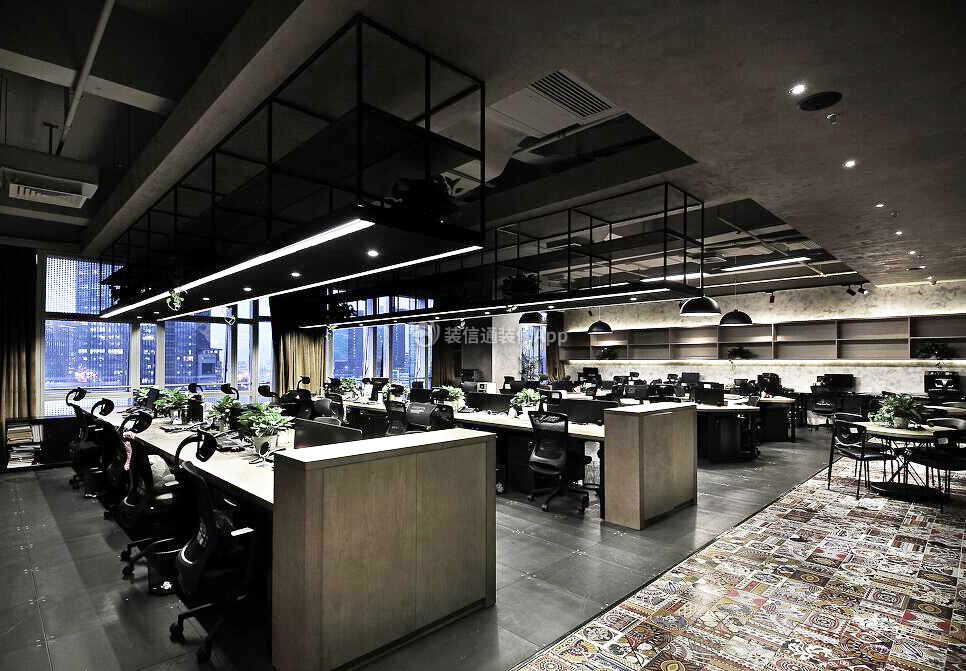 广州写字楼工业风格办公室装修设计赏析