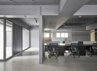 广州现代简约风格办公室装修设计图片2023